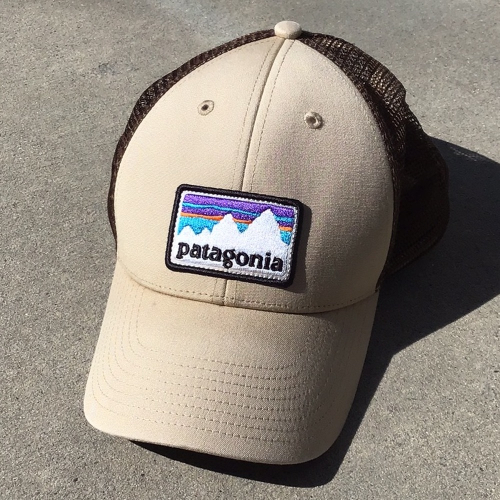 Patagonia SnapBack Trucker Hat - Tan & Dark Brown/New without tags/One size